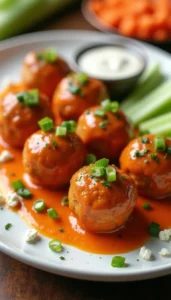Buffalo Chicken Meatballs Recipe Everyone Will Love