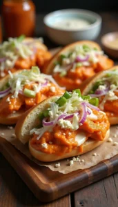Easy Buffalo Chicken Sub Sandwich Recipe