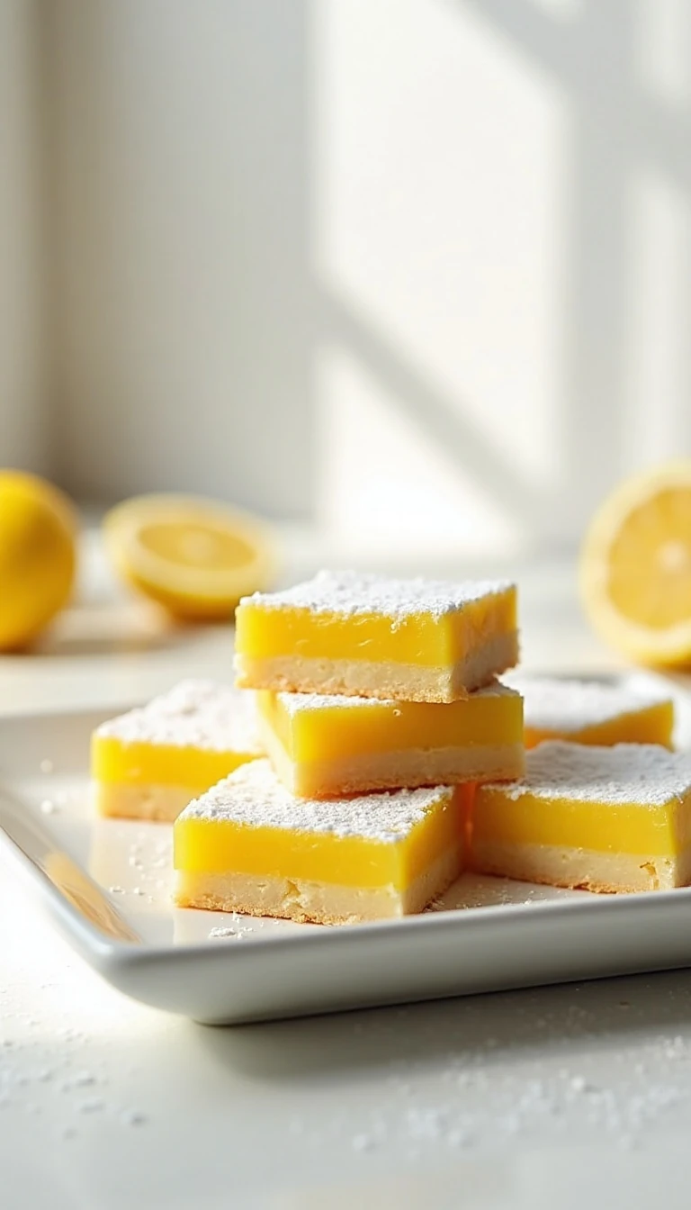 Easy 3-Ingredient Busy Day Lemon Bars Recipe