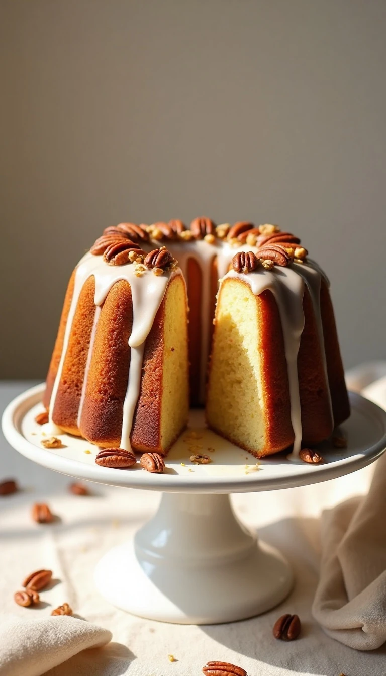 The Best Southern Butter Pecan Pound Cake Recipe