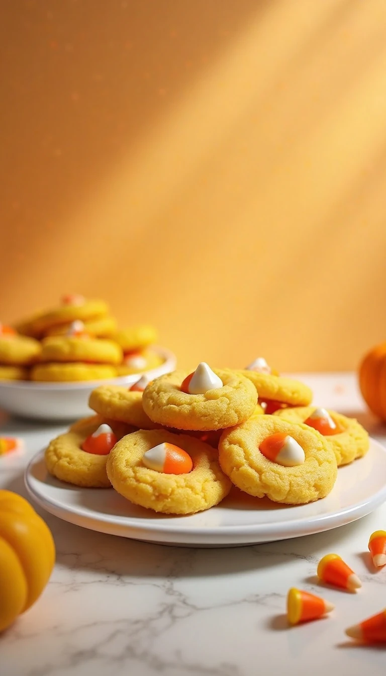 Easy Cake Mix Candy Corn Cookies Recipe