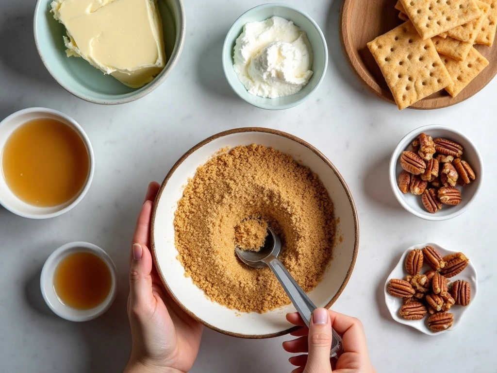 Ingredients for easy caramel apple lush bars