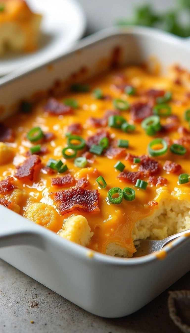 Easy Low Carb Cauliflower Casserole Recipe