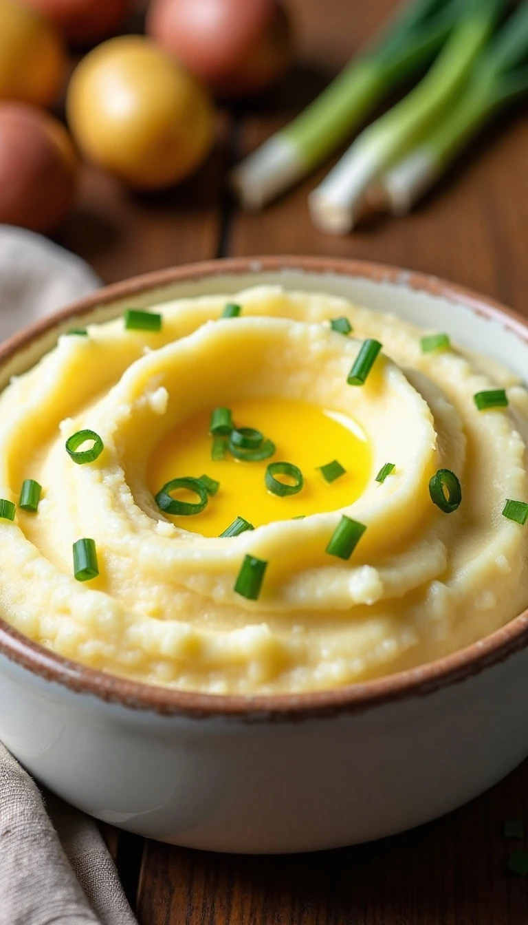 Creamy Irish Champ Mashed Potatoes Recipe