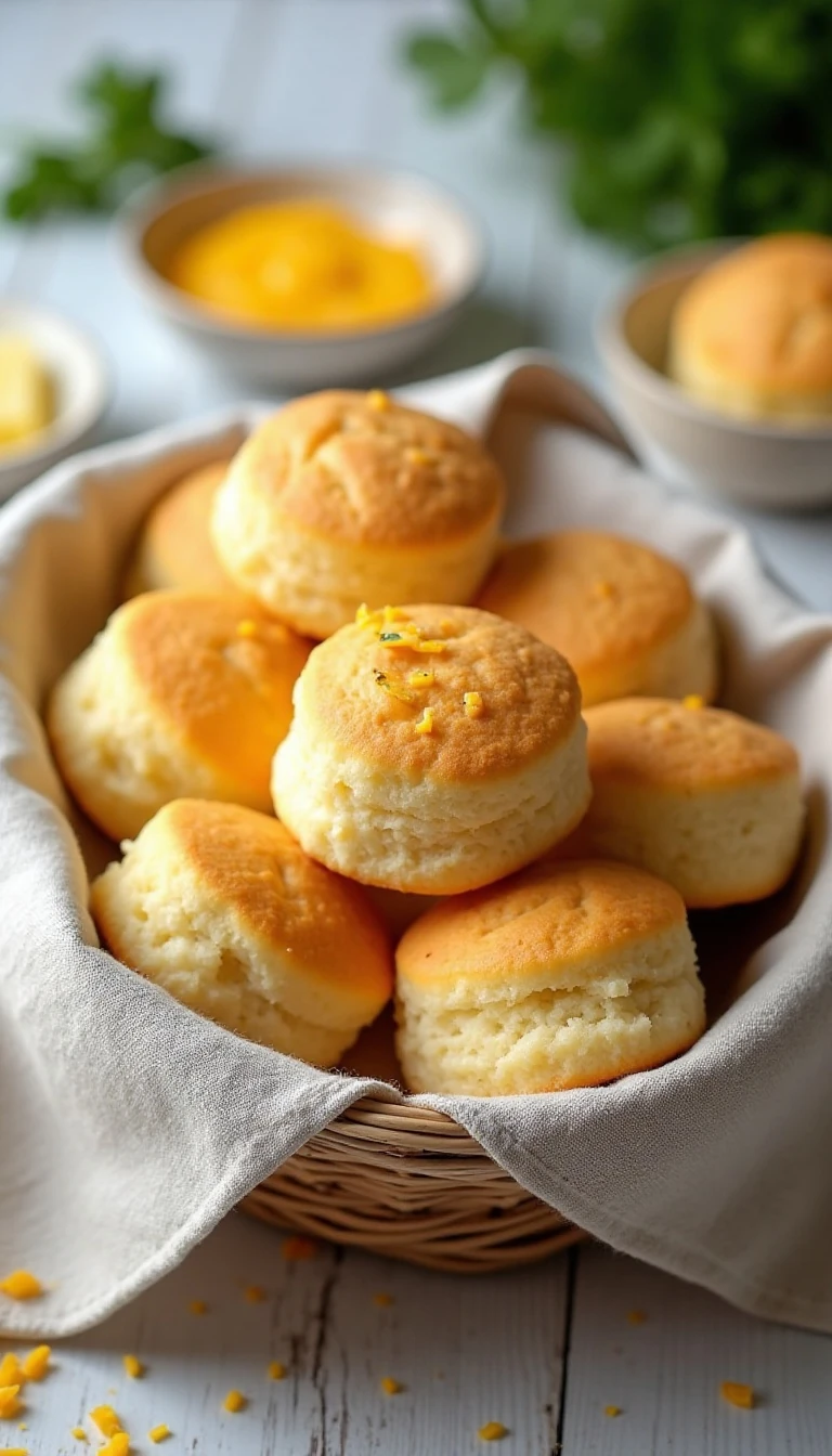 Easy Homemade Cheddar Cheese Biscuits Recipe