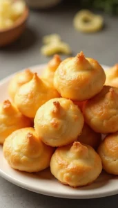 Easy French Cheese Puffs (Gougères) Recipe