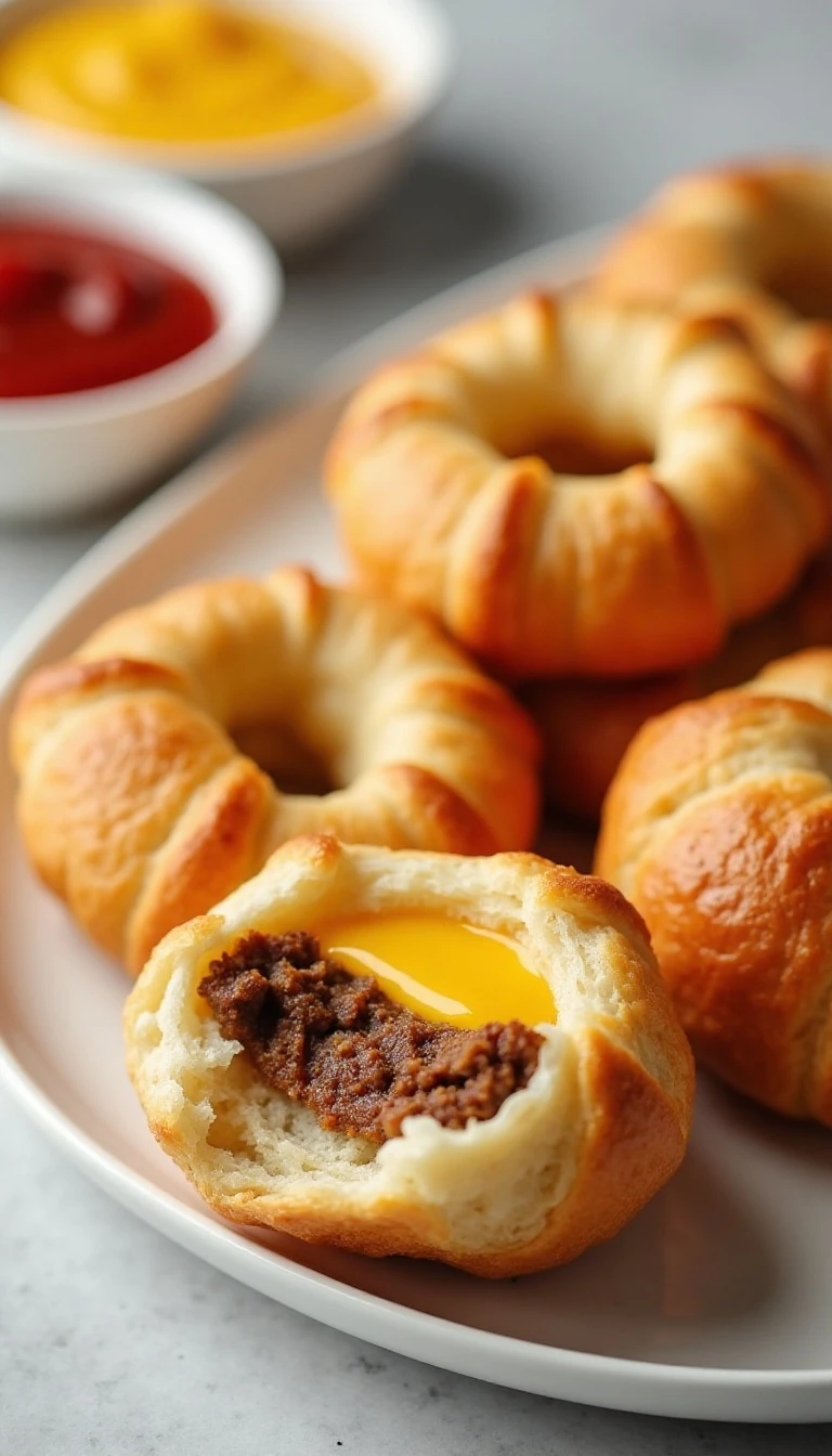 Cheeseburger Crescent Bites Everyone Will Love