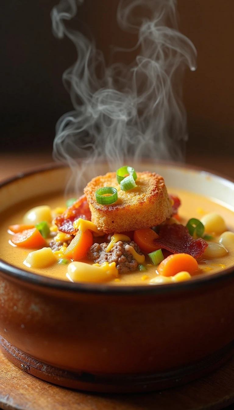Easy Cheeseburger Soup Recipe: Creamy, Cheesy Comfort Food for Dinner