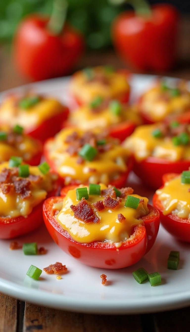 Cheesy Bacon-Stuffed Mini Peppers Everyone Will Love