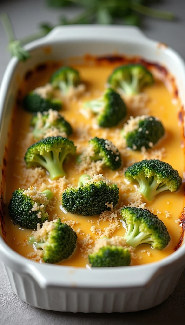Easy Cheesy Broccoli Recipe with Creamy Cheddar Sauce