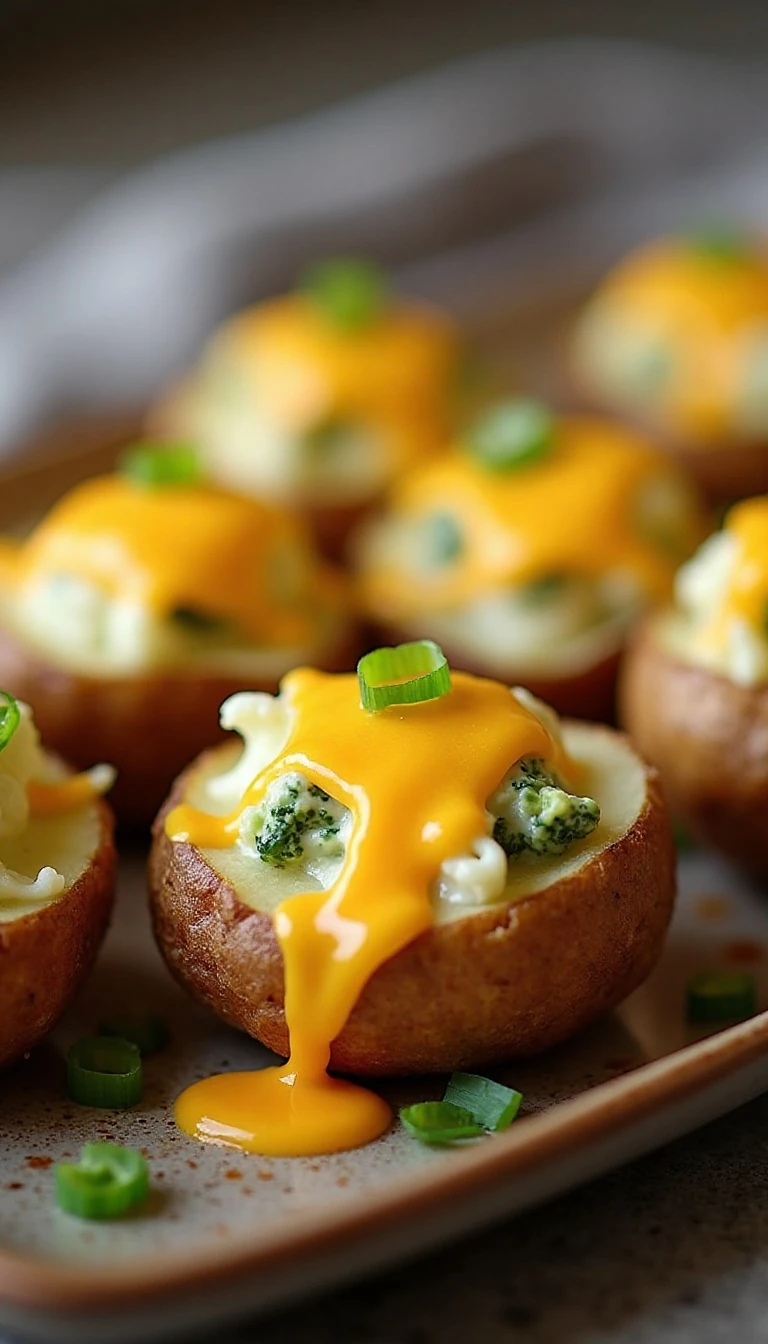 Cheesy Broccoli Ranch Twice-Baked Potatoes Recipe