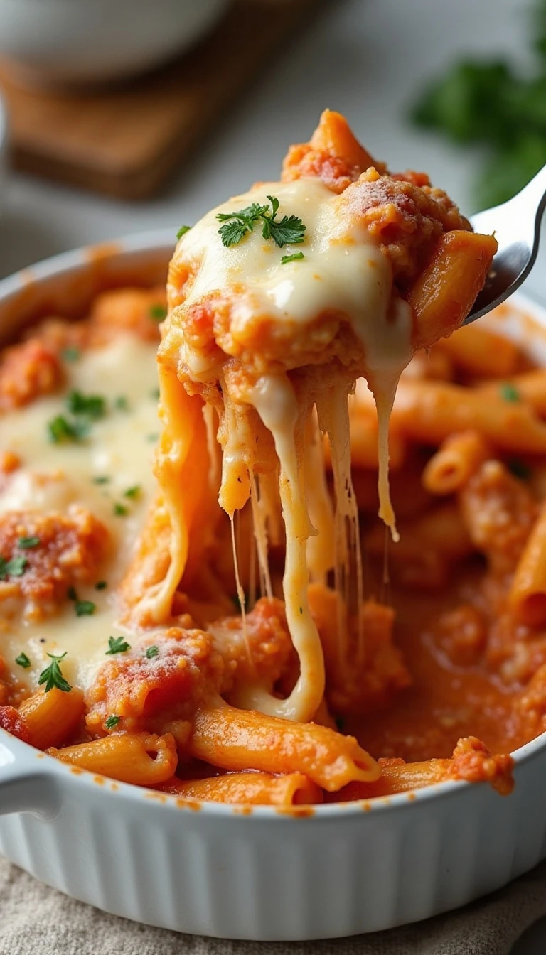 Easy Cheesy Chicken Pasta Bake Recipe