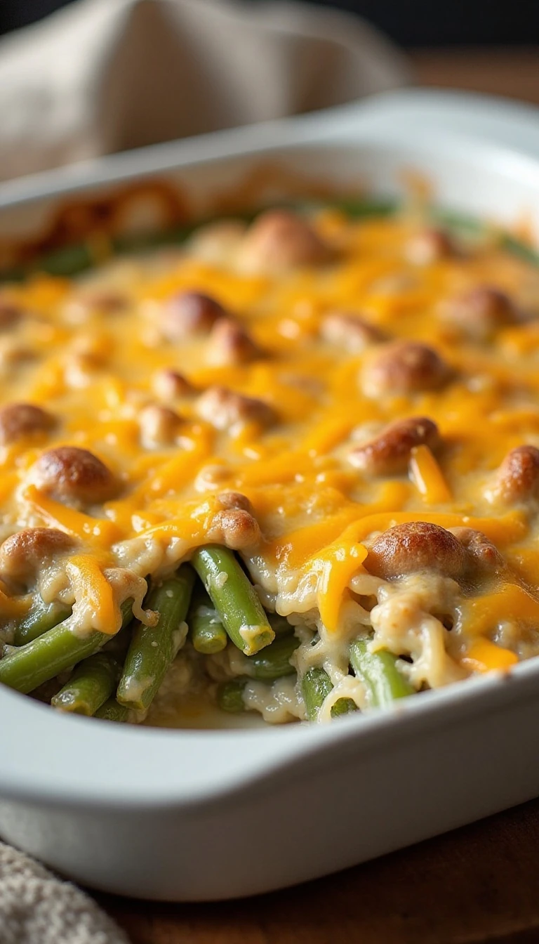 Cheesy Green Beans and Cabbage Recipe: Creamy, Cozy Casserole