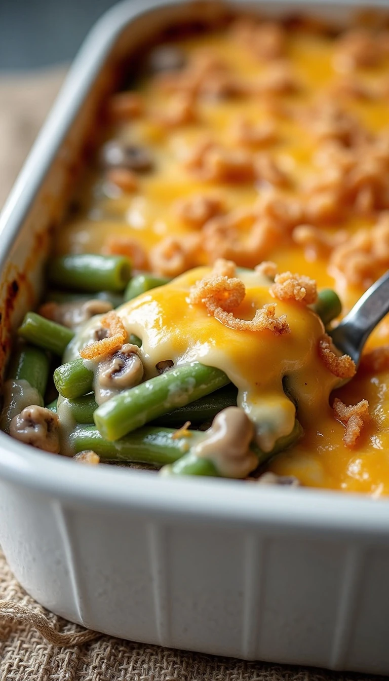 Cheesy Green Beans Recipe: Creamy, Crispy, and Comforting