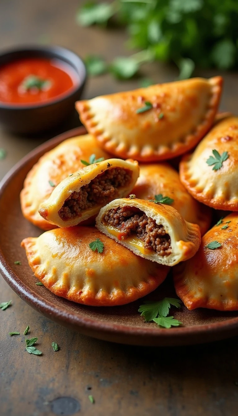 Easy Cheesy Ground Beef Empanadas Recipe for Dinner
