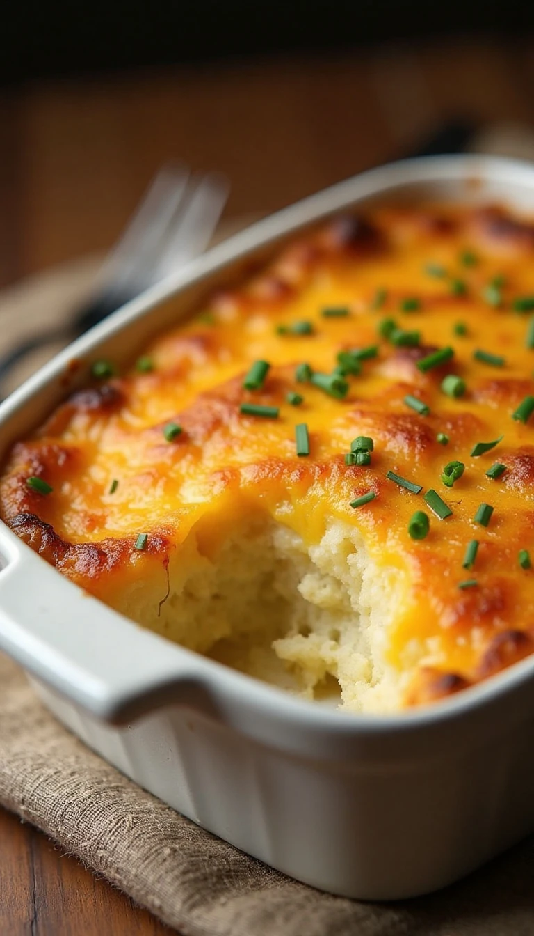 Cheesy Potato Casserole: The Steakhouse Classic at Home