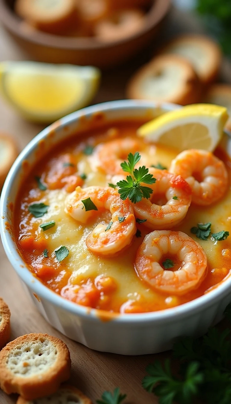 Cheesy Shrimp Scampi Dip Recipe