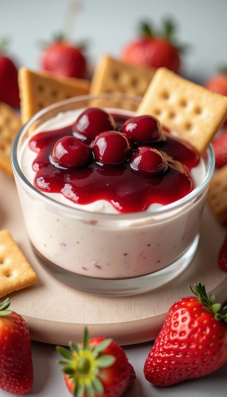 Easy Cherry Cheesecake Dip Recipe