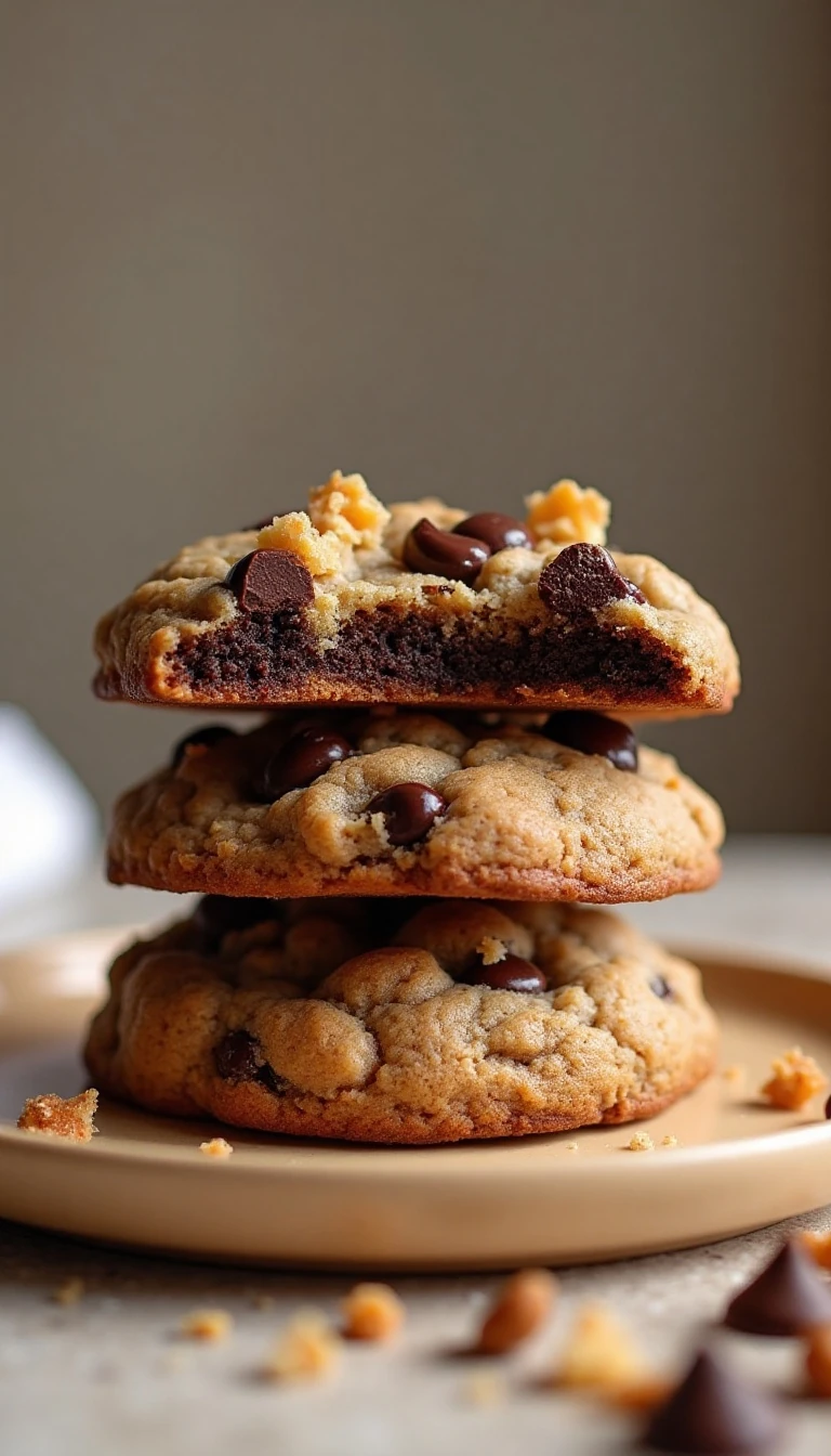 Chewy Mocha Toffee Chip Cookies Recipe