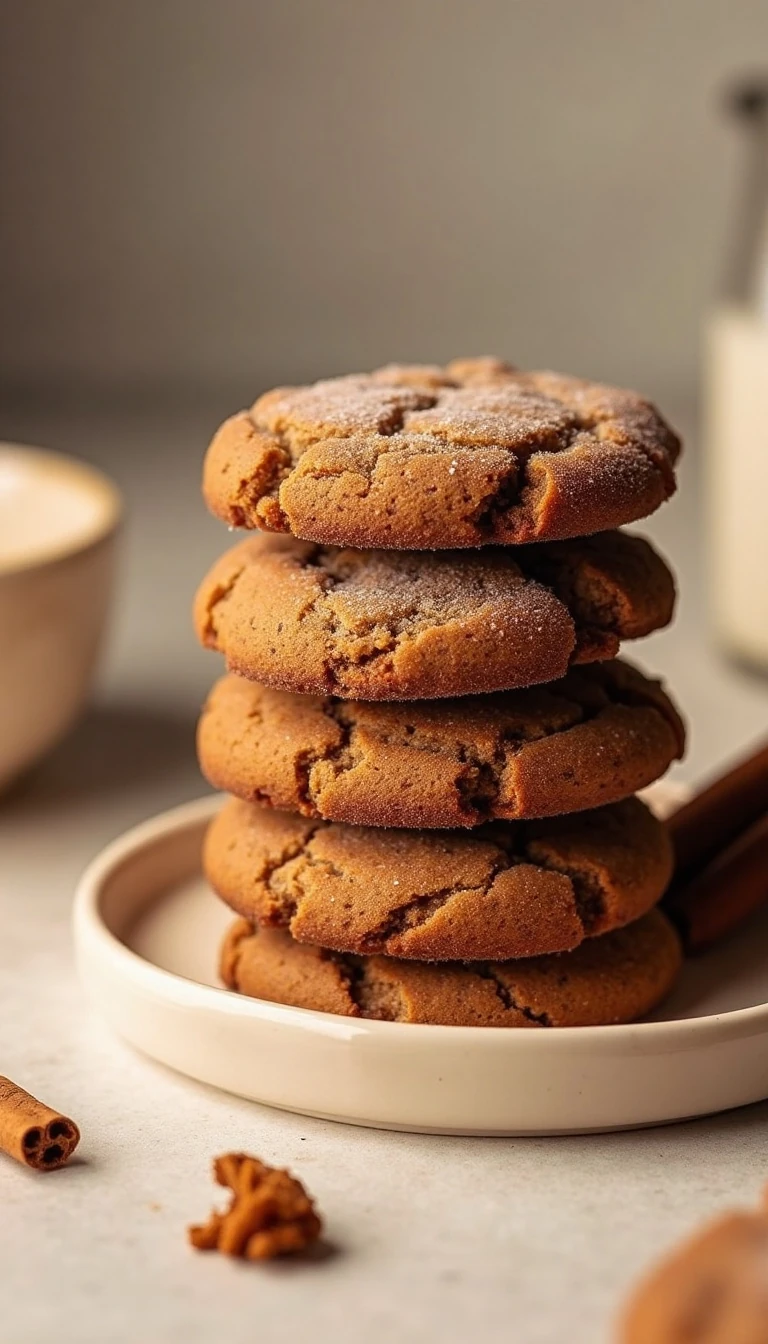 Soft and Chewy Molasses Cookies Recipe