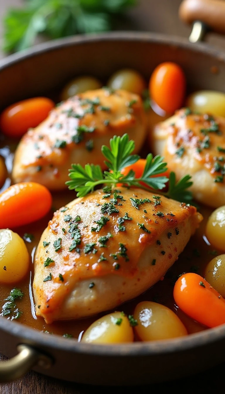 Slow Cooker Chicken and Potatoes Recipe: Tender Crockpot Comfort Food
