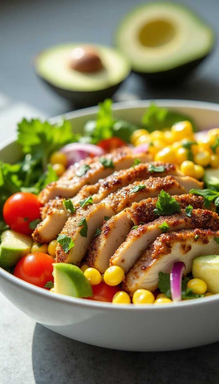 Chicken Avocado Corn Salad Recipe That’s Fresh and Easy
