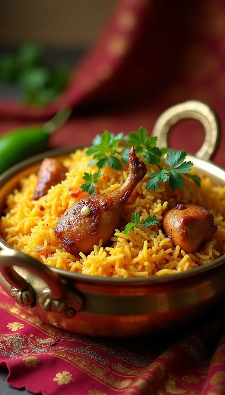 Authentic Indian Chicken Biryani Recipe with Fragrant Basmati Rice