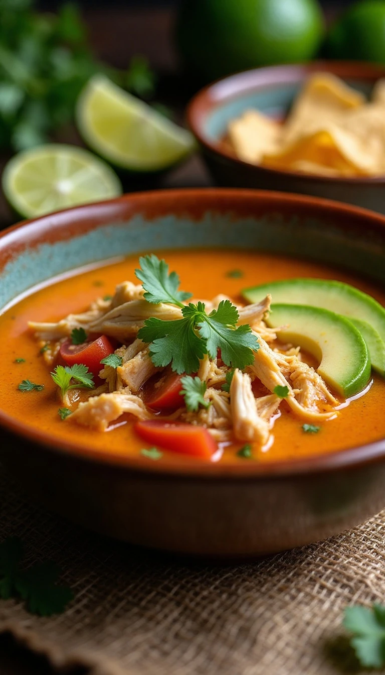 Easy Chicken Lime Avocado Soup Recipe