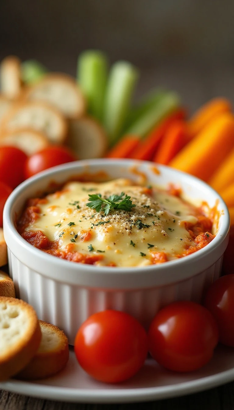 Easy Chicken Parmesan Dip Recipe