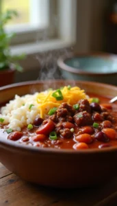Easy Chili and Rice Skillet Dinner Recipe