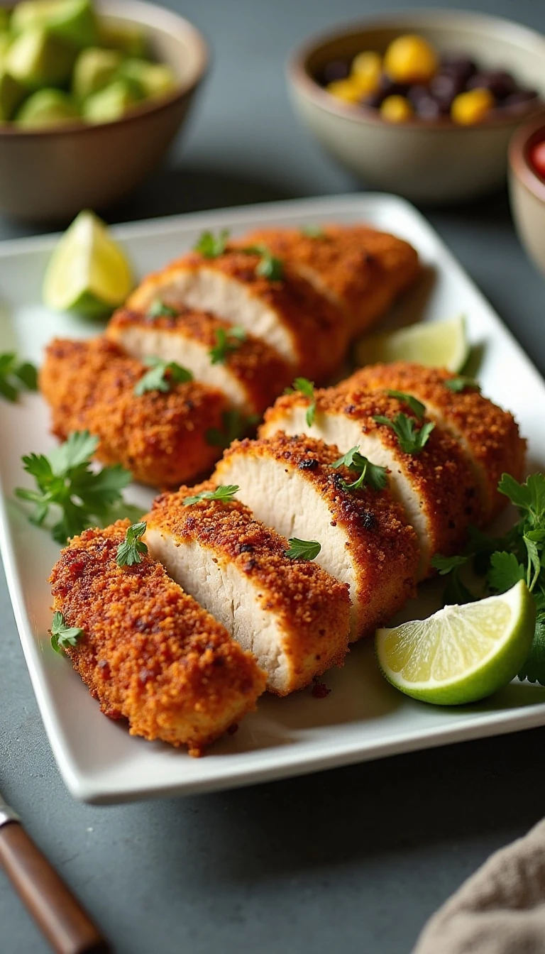 Chipotle Crusted Chicken Recipe with a Crispy, Smoky Panko Coating