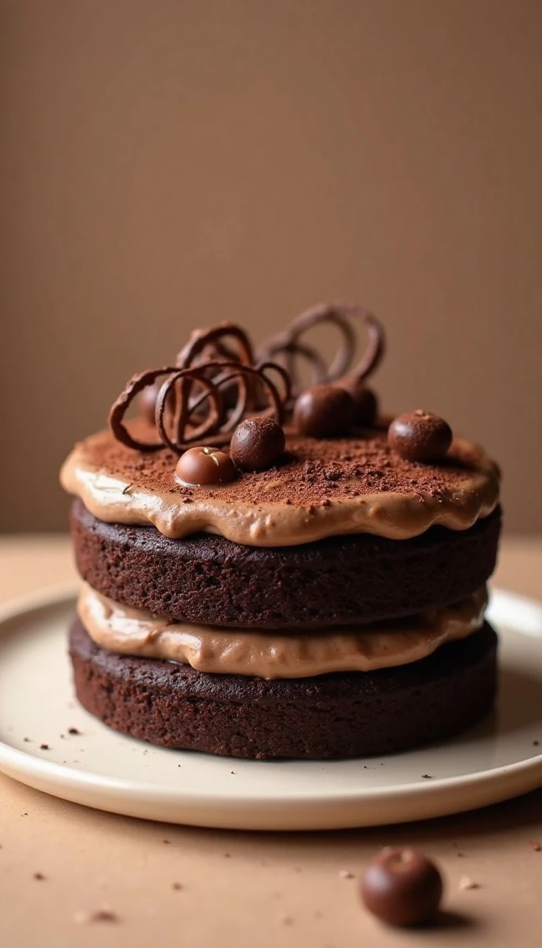 Decadent Chocolate Cake with Mocha Mascarpone Frosting Recipe