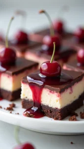 Chocolate Cherry Cheesecake Bars Everyone Will Love