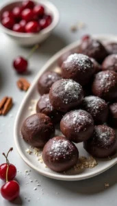 Chocolate Cherry Cookie Balls: An Easy No-Bake Recipe
