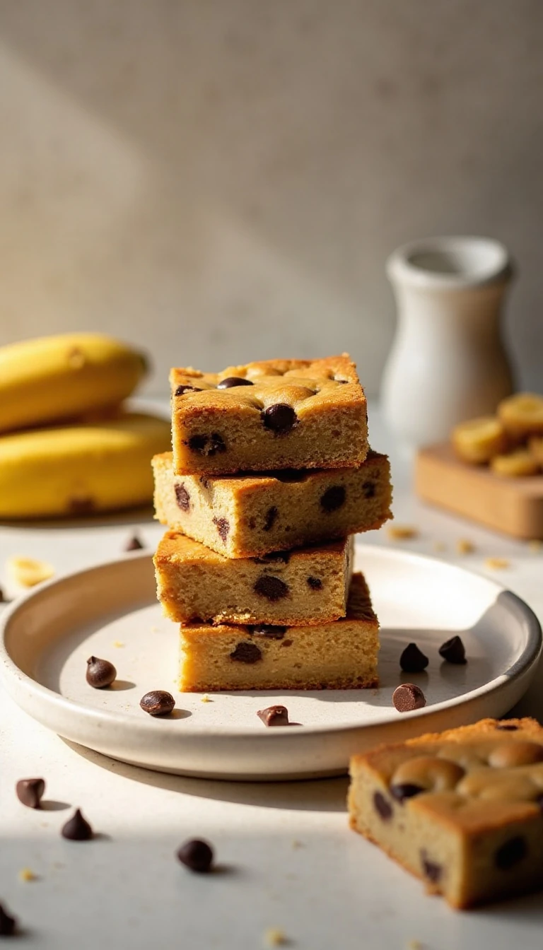 Chocolate Chip Banana Bars Recipe Everyone Will Love