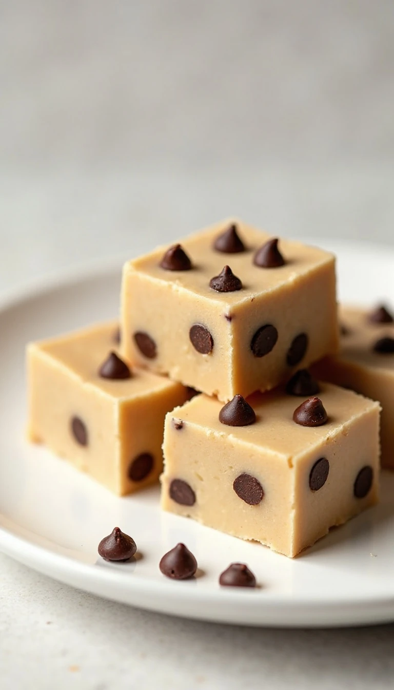 Chocolate Chip Cookie Dough Fudge Recipe