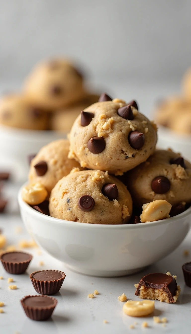 Chocolate Chip Peanut Butter Cup Cookie Dough Recipe
