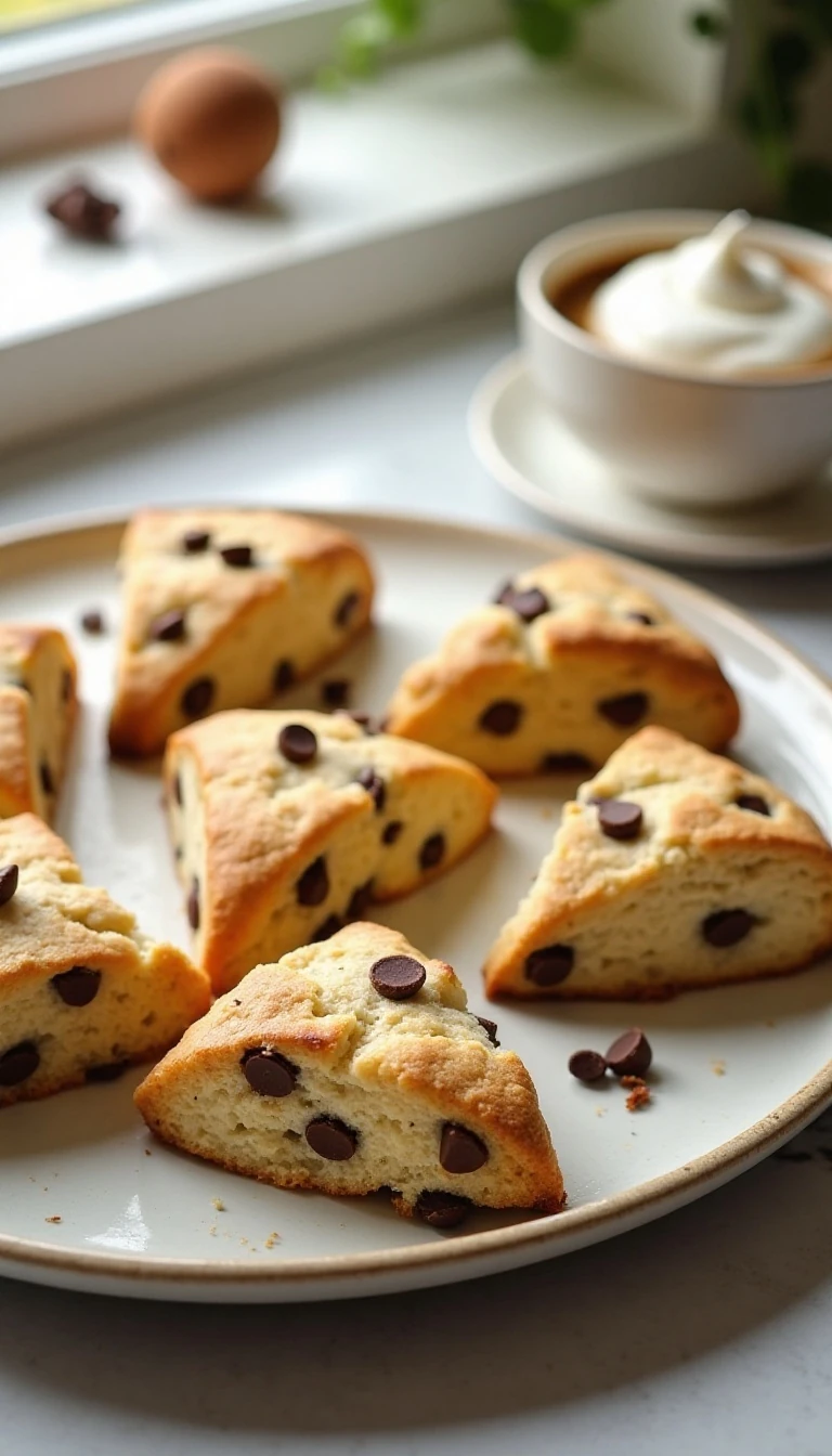 Easy Chocolate Chip Scones Recipe: Buttery, Tender, and Ready in 40 Minutes
