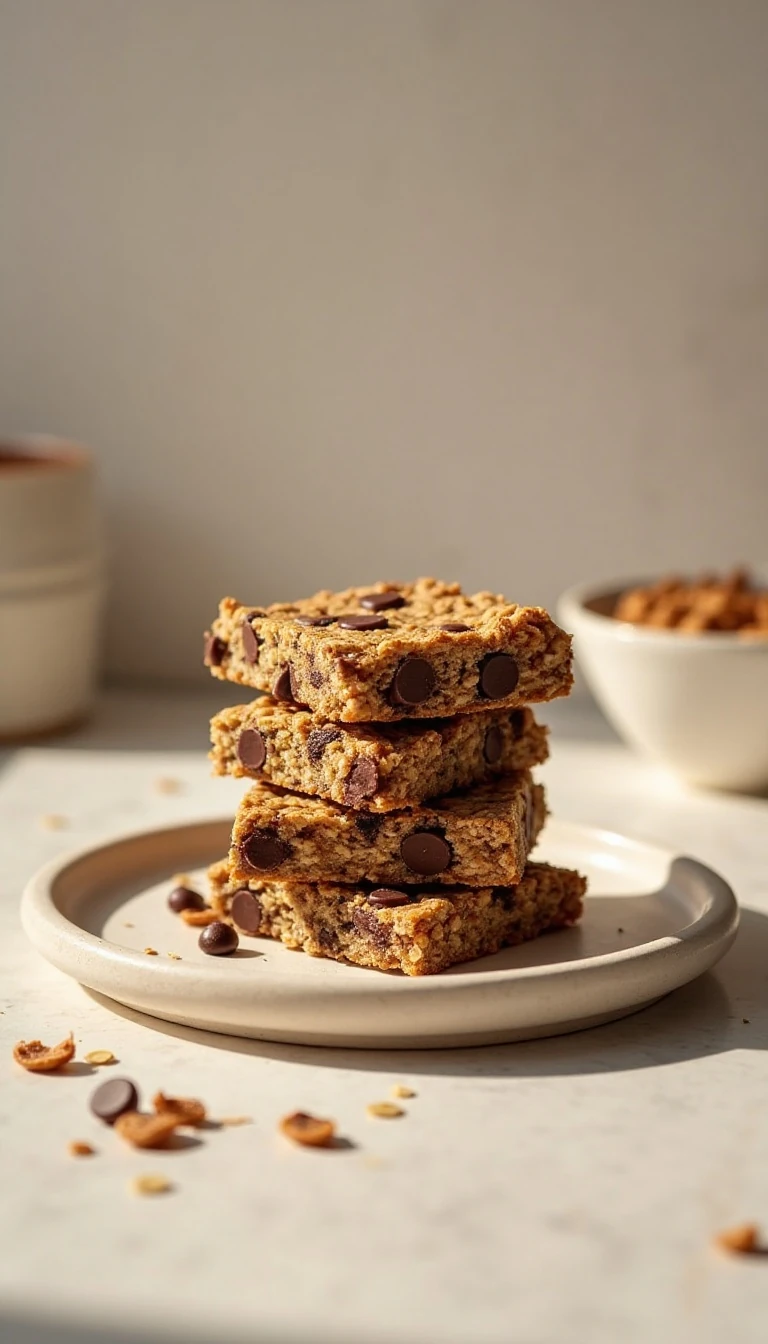 Easy Chewy Chocolate Chip Granola Bars Recipe