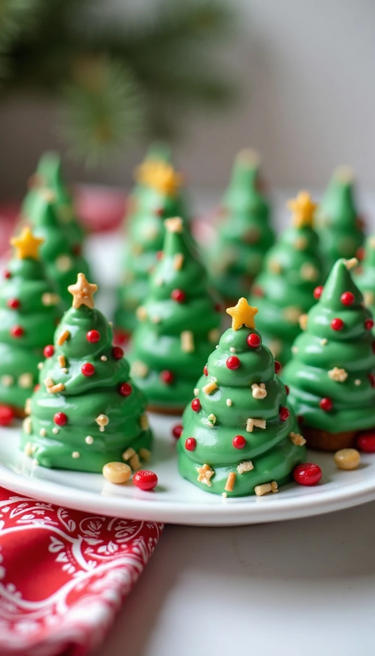 Easy Chocolate Christmas Tree Candy Recipe