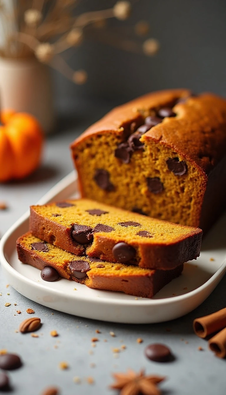 Chocolate Chunk Pumpkin Spice Bread Recipe