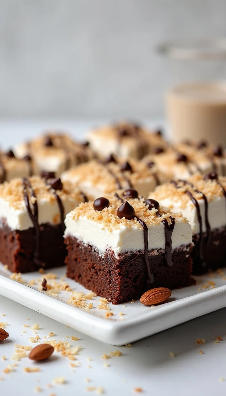 Chocolate Coconut Almond Almond Joy Poke Cake Recipe