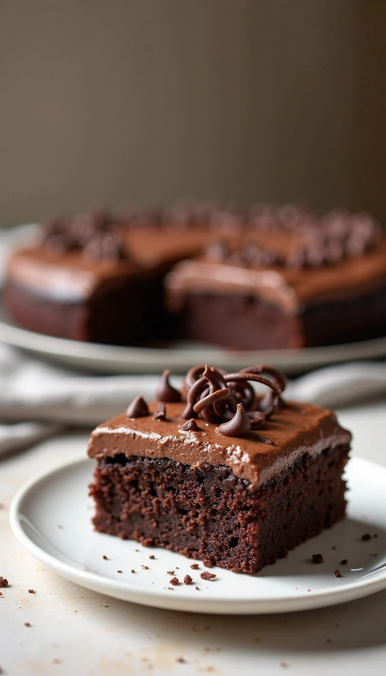 Old-Fashioned Chocolate Mayonnaise Cake Recipe
