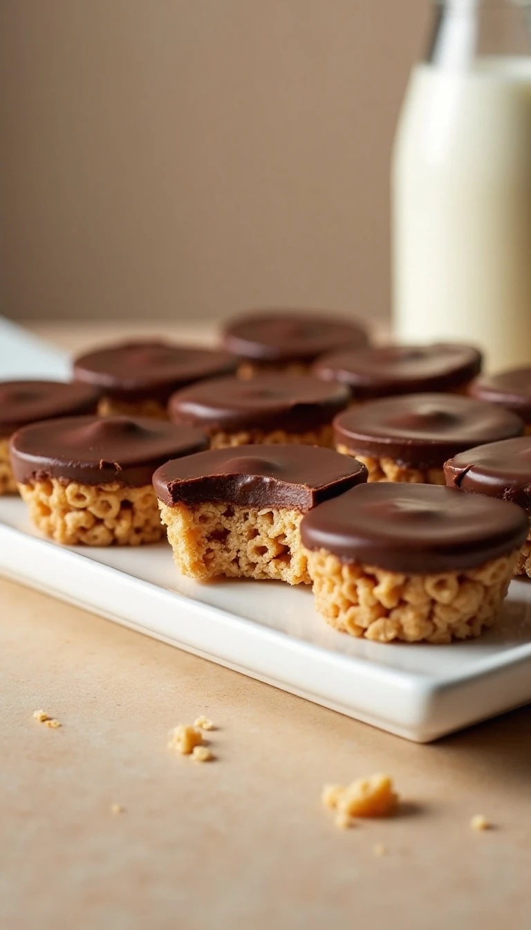 Chocolate Peanut Butter Rice Krispie Cups Recipe You’ll Love