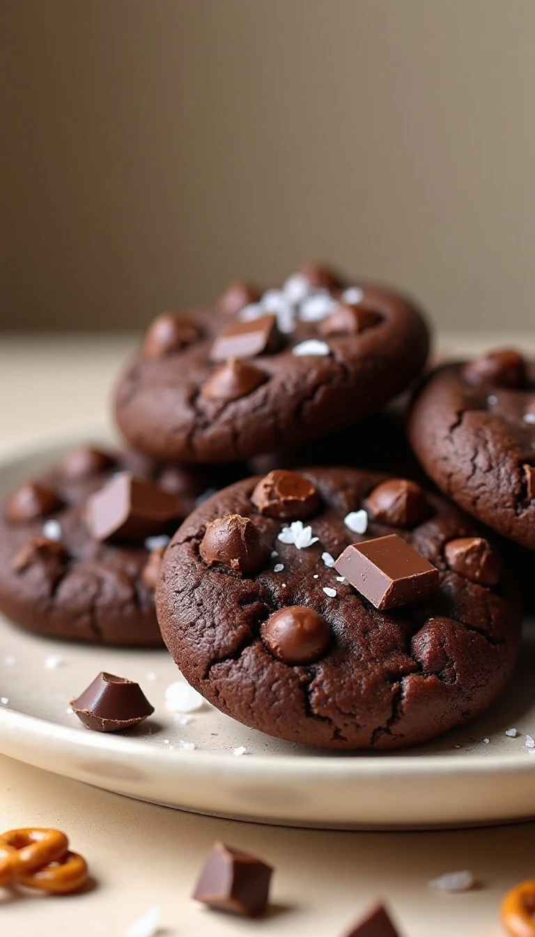 Chocolate Pretzel Cookies Recipe: Sweet, Salty & Crunchy