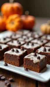 Easy Chocolate Pumpkin Cake Recipe with Chocolate Chips