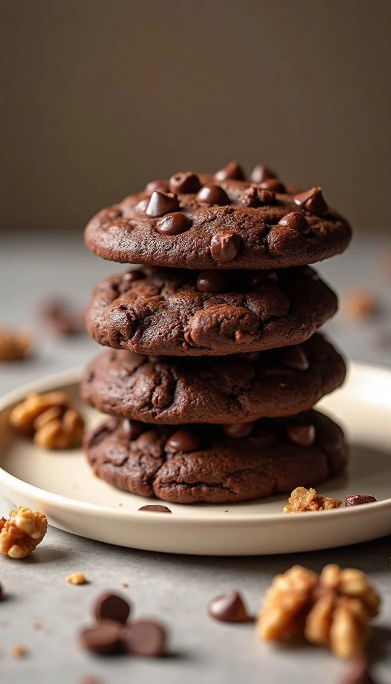 Chewy Chocolate Walnut Cookies Recipe