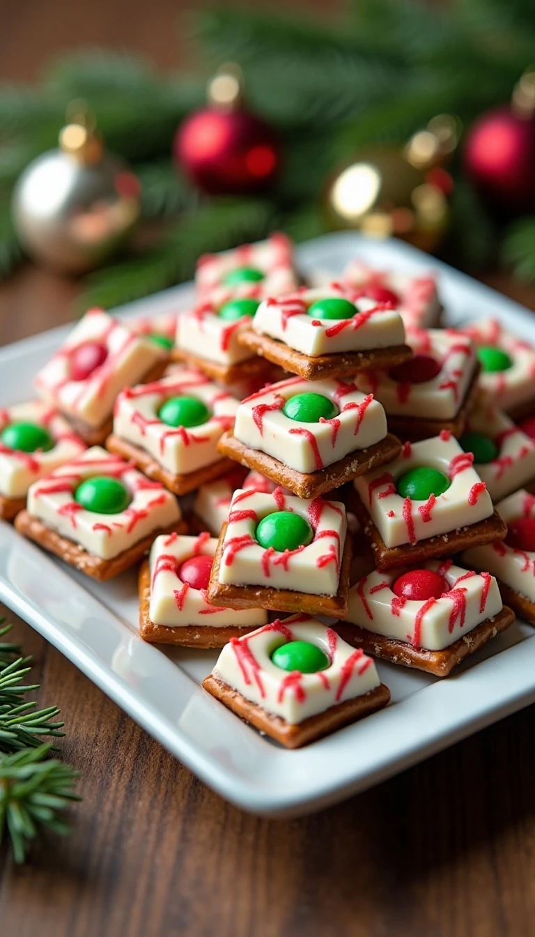 Easy Christmas Candy Pretzel Hugs Recipe