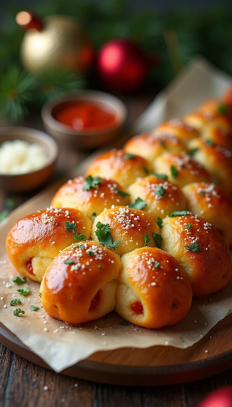 Christmas Tree Bread Appetizer Everyone Will Love