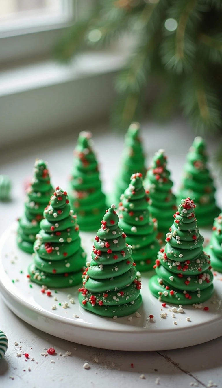 Easy Christmas Tree Pretzels Recipe: No-Bake Holiday Treats